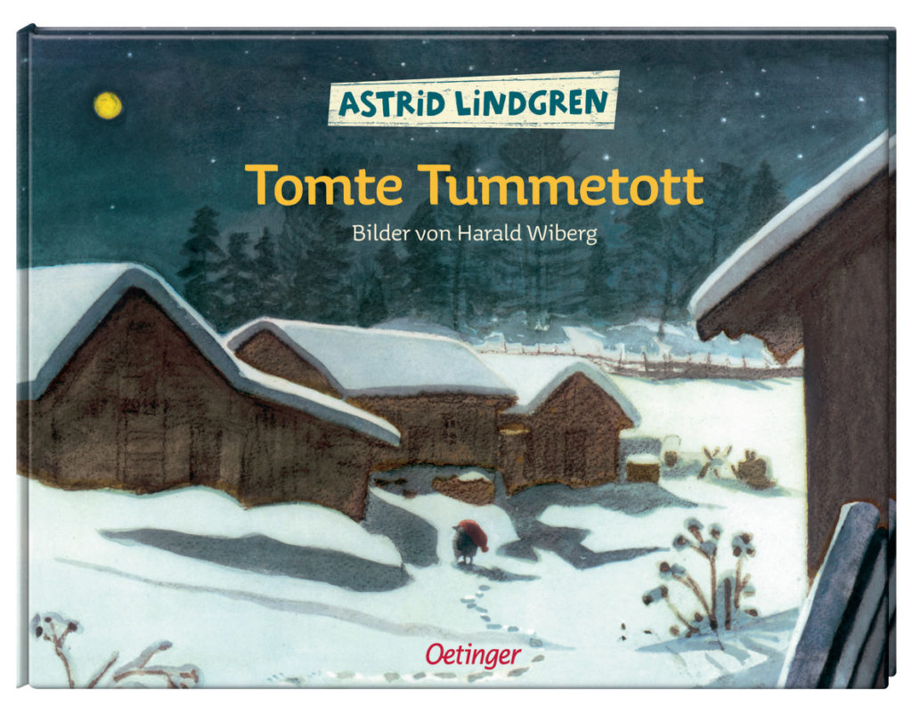 Astrid Lindgren/Harald Wiberg (Illu.): Tomte Tummetott, 40 Seiten, ab 4 Jahren, Oetinger Verlag. ISBN: 978-3789161308.